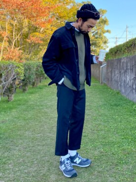 「BACK NUMBER（バックナンバー）のアイテム（ブルゾン）」を使った、kjsaaanさん（メンズ・170cm）の秋コーディネート