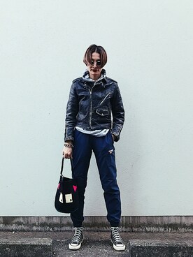 Noriko Kikuchiさん（レディース・162cm）の春コーディネート