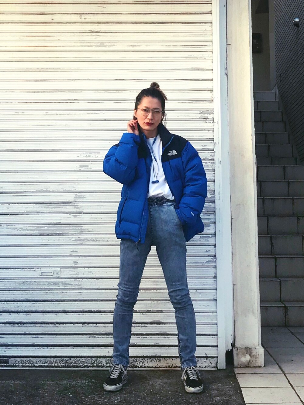 SOPHNET.（ソフネット）の「BLEACHED STRETCH DENIM HEM ZIP EASY PANT 