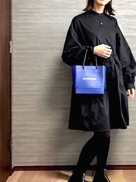「ジーユー(GU)」｜「アイテム（シャツワンピース）」を使った、iro*さん（レディース・160cm）の春コーディネート
