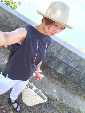 Tommyさん(レディース・160cm)の夏コーディネート