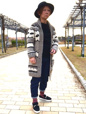 Tommyさん(レディース・160cm)の冬コーディネート