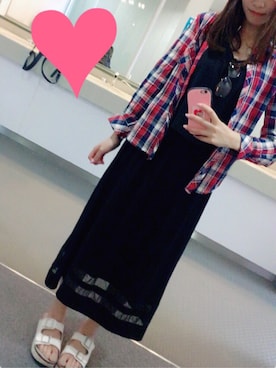 牧野綾花(まっきー)さん(レディース・166cm)の夏コーディネート