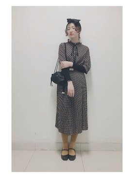 「マスタードイエロー」｜「アイテム（その他）」を使った、yukoさん（レディース・167cm）の春コーディネート