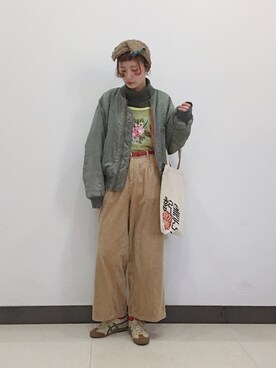 「ミックススタイル」｜「アイテム（その他）」を使った、yukoさん（レディース・167cm）の冬コーディネート
