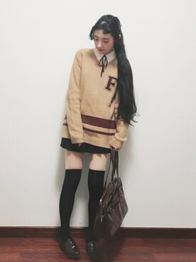 「JK」｜「アイテム（その他）」を使った、yukoさん（レディース・167cm）の秋コーディネート