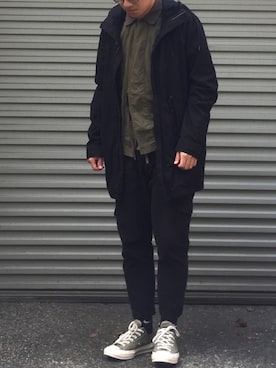 「plain-me（プレインミー）のアイテム（シャツ/ブラウス）」を使った、CWIP_OOTDさん（メンズ・169cm）の春コーディネート