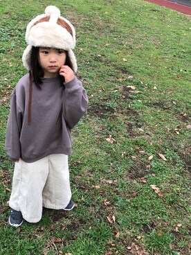 riiさん（キッズ・100cm）の秋コーディネート