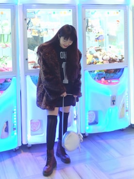 「UNIF」｜「アイテム（バッグ）」を使った、Seryouxxxさん（レディース・153cm）の秋コーディネート
