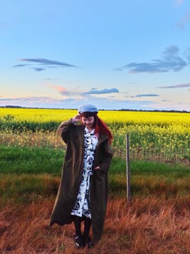 「Australia」｜「アイテム（ハンチング/ベレー帽）」を使った、Seryouxxxさん（レディース・153cm）の冬コーディネート