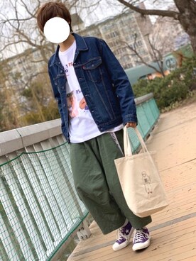 まっきーさん（メンズ・175cm）の春コーディネート