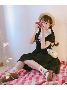 「--（--）のアイテム（ワンピース）」を使った、rikoさん（レディース・157cm）の夏コーディネート