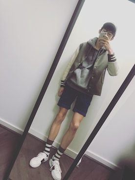 「rag & bone（ラグアンドボーン）のアイテム（トップス）」を使った、Ritsuさん（メンズ・178cm）の秋コーディネート