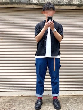 「Manhattan Portage」｜「アイテム（その他）」を使った、ぜっきーさん（メンズ・166cm）の春コーディネート