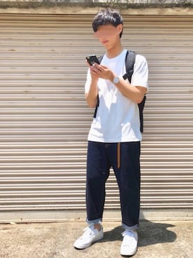 「Manhattan Portage」｜「アイテム（その他）」を使った、ぜっきーさん（メンズ・166cm）の春コーディネート