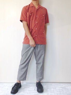 「THE COMMON TEMPO」｜ぜっきーさん（メンズ・166cm）の夏コーディネート