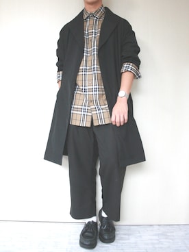「SEVENDAYS=SUNDAY（セブンデイズサンデイ）のアイテム（ジャケット/アウター）」を使った、ぜっきーさん（メンズ・166cm）の秋コーディネート