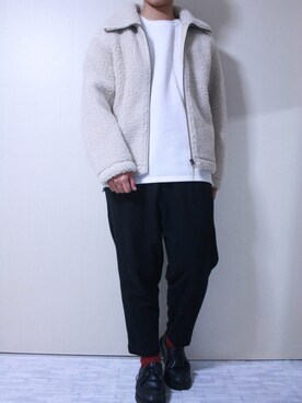 「UNIQLO（ユニクロ）のアイテム（ブルゾン）」を使った、ぜっきーさん（メンズ・166cm）の秋コーディネート