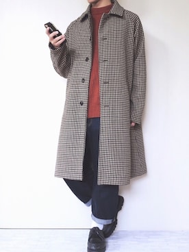 「coen」｜「アイテム（その他シューズ）」を使った、ぜっきーさん（メンズ・166cm）の冬コーディネート