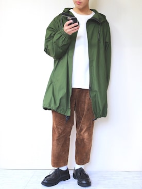 「niko and...（ニコアンド）のアイテム（その他アウター）」を使った、ぜっきーさん（メンズ・166cm）の春コーディネート
