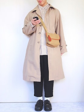 「SLICK（スリック）のアイテム（ジャケット/アウター）」を使った、ぜっきーさん（メンズ・166cm）の春コーディネート