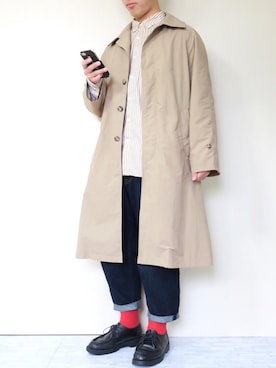 「SLICK（スリック）のアイテム（ジャケット/アウター）」を使った、ぜっきーさん（メンズ・166cm）の春コーディネート