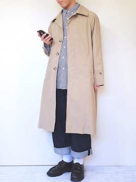 「SLICK（スリック）のアイテム（ジャケット/アウター）」を使った、ぜっきーさん（メンズ・166cm）の春コーディネート