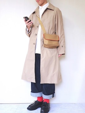 「SLICK（スリック）のアイテム（ジャケット/アウター）」を使った、ぜっきーさん（メンズ・166cm）の春コーディネート