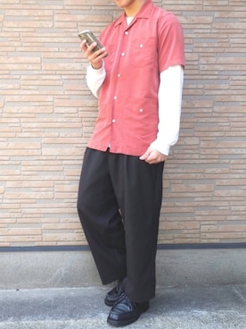 「THE COMMON TEMPO」｜ぜっきーさん（メンズ・166cm）の春コーディネート