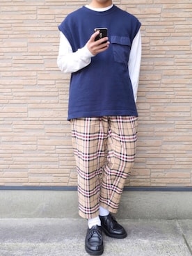 「平成最後のWEARISTAセンバツ」｜「アイテム（その他シューズ）」を使った、ぜっきーさん（メンズ・166cm）の春コーディネート