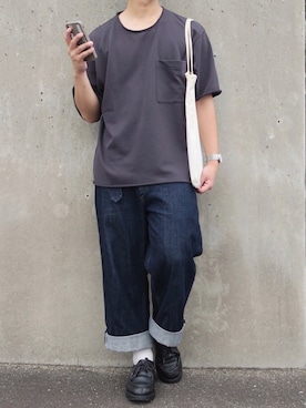 「MHL.」｜「アイテム（その他）」を使った、ぜっきーさん（メンズ・165cm）の夏コーディネート