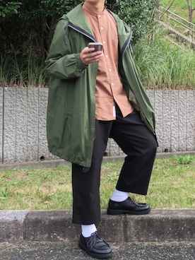 「LIDNM（リドム）のアイテム」を使った、ぜっきーさん（メンズ・166cm）の秋コーディネート