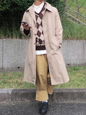 「SLICK（スリック）のアイテム（ジャケット/アウター）」を使った、ぜっきーさん（メンズ・166cm）の秋コーディネート