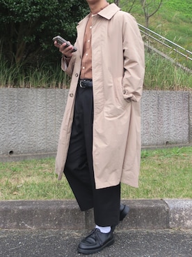 「LIDNM（リドム）のアイテム」を使った、ぜっきーさん（メンズ・166cm）の秋コーディネート
