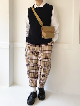 「KLEMAN（クレマン）のアイテム（その他シューズ）」を使った、ぜっきーさん（メンズ・165cm）の春コーディネート