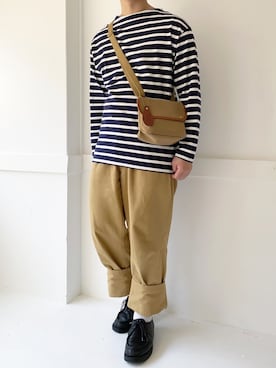 「KLEMAN（クレマン）のアイテム（その他シューズ）」を使った、ぜっきーさん（メンズ・165cm）の春コーディネート