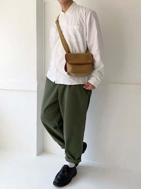 「KLEMAN（クレマン）のアイテム（その他シューズ）」を使った、ぜっきーさん（メンズ・165cm）の春コーディネート