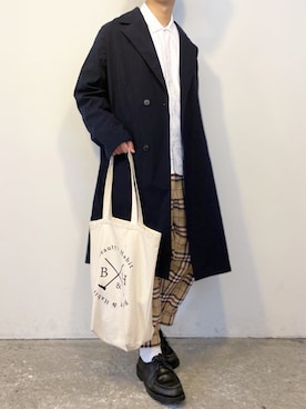 「KLEMAN（クレマン）のアイテム（その他シューズ）」を使った、ぜっきーさん（メンズ・165cm）の春コーディネート