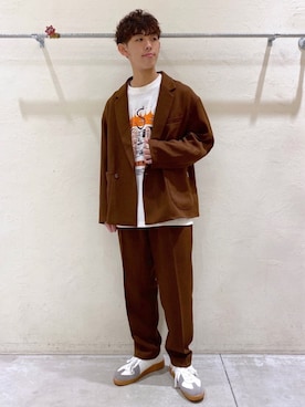 「niko and...（ニコアンド）のアイテム（その他アウター）」を使った、ぜっきーさん（メンズ・165cm・20代）の冬コーディネート