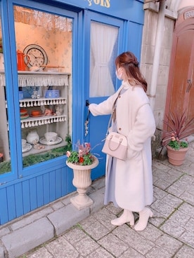 山口ひなのさん(レディース・157cm)の冬コーディネート