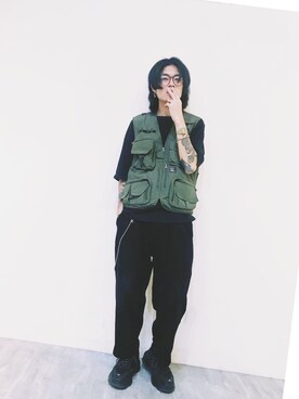 「アイテム（腕時計）」を使った、Kenny Shenさん（メンズ・177cm・20代）の春コーディネート