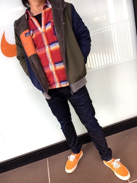 「いいね返し」｜「アイテム（その他アウター）」を使った、ちょろぎa.k.aゆあパパさん（メンズ・165cm）の冬コーディネート