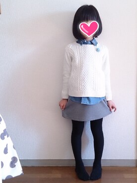 *ごま*さん（キッズ・120cm）の冬コーディネート