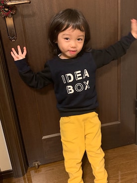 「ARCH & LINE（アーチアンドライン）のアイテム」を使った、Miyuさん（キッズ・155cm）の冬コーディネート