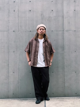 「TOWNCRAFT（タウンクラフト）のアイテム」を使った、ミチさん（メンズ・182cm）の夏コーディネート