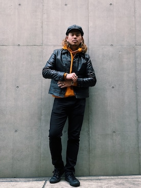 Schott/ショット/120US NAKED COW G-JACKETを使った人気ファッション