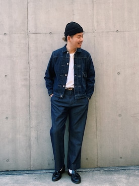 「SCHOTT」｜ミチさん（メンズ・182cm）の秋コーディネート