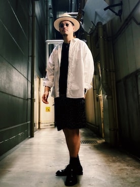 「STETSON（ステットソン）のアイテム」を使った、ミチさん（メンズ・182cm）の春コーディネート