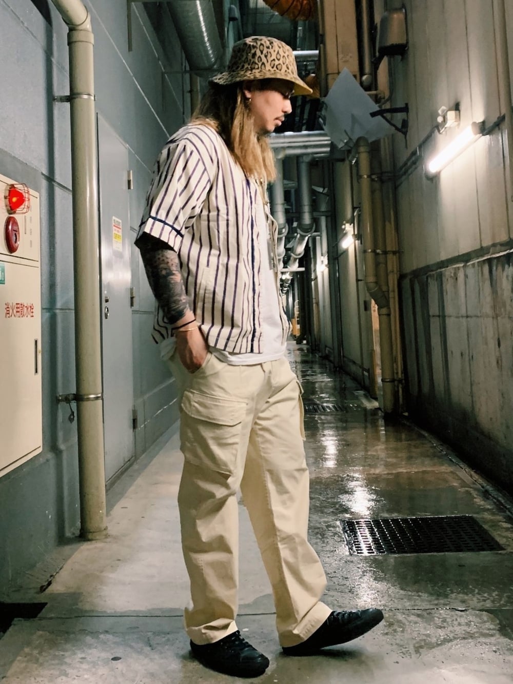 Schott/ショット/STRIPE SS BASEBALL SHIRT/ストライプ ベースボール