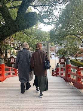 UKIさん(レディース・155cm)の冬コーディネート